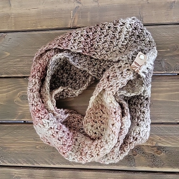 Fall Winter Scarf Neck Wrap Neutral Colors - Picture 5 of 5